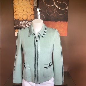 St. John Collection Blazer - Seaglass & Black